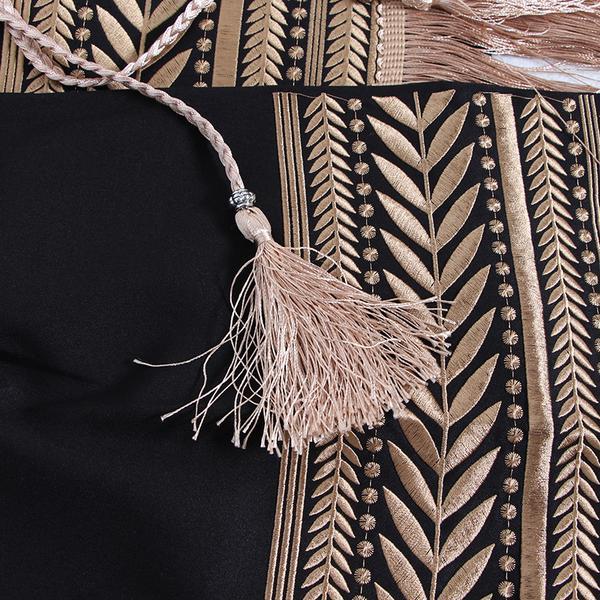 "Uzuri" Black On Natural Blazer - Afro Soca Love Supply