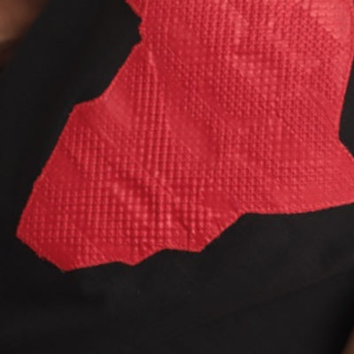 "Akwaaba" Youth Black & Red Ankara Africa Tee - Afro Soca Love Supply