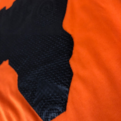 "Akwaaba" Youth Unisex Orange Ankara Africa Tee - Afro Soca Love Supply