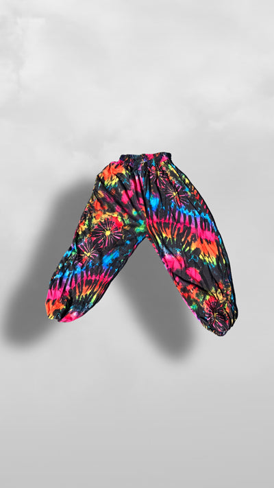 "Rangi" Tye Die Oversized Pants - S-XL ( ONE SIZE ) Afro Soca Love Supply