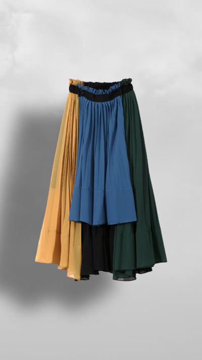 "Mpenzi" Block Color Skirt - ONE SIZE (S-XL) Afro Soca Love Supply