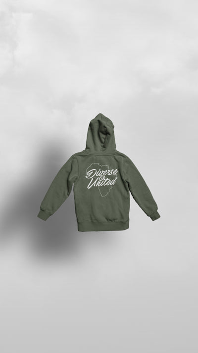 "Soldier of Love" Military Green Tribe Hoodie - Afro Soca Love Supply