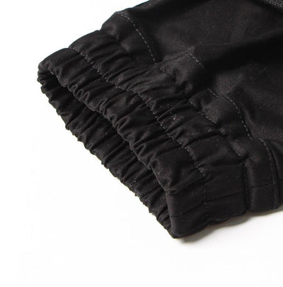 "Ominira" Black on Black Laced Up Pants - Afro Soca Love Supply